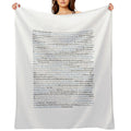 Movie Quotes Quick-dry Throw Blanket