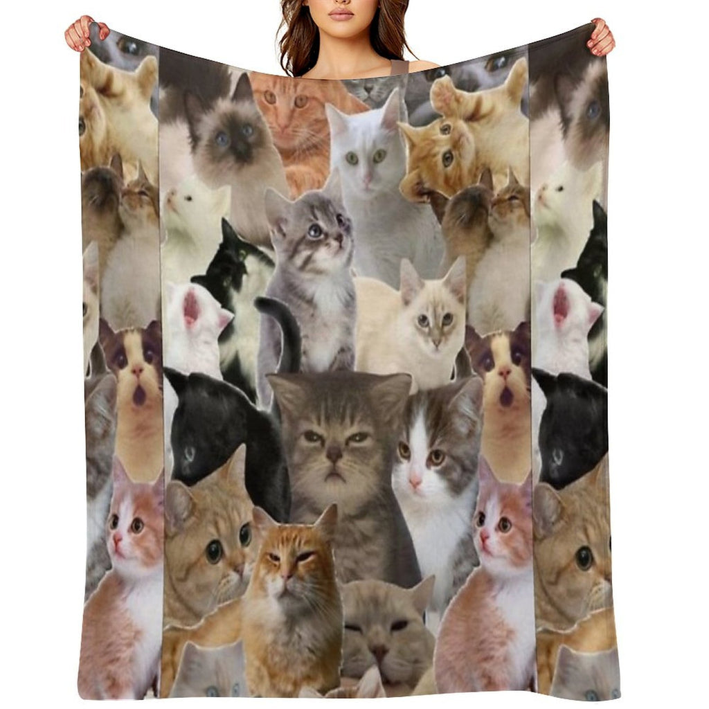 Cat Memes All-season Throw Blanket