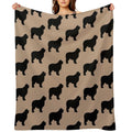 Newfie Love Is Big Love Eco-conscious Throw Blanket