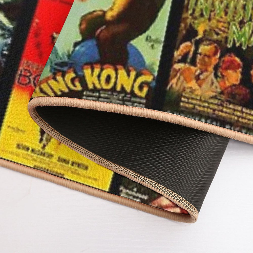 Vintage Classic Horror Monster Movie Posters  Easy Maintenance Bath Mat