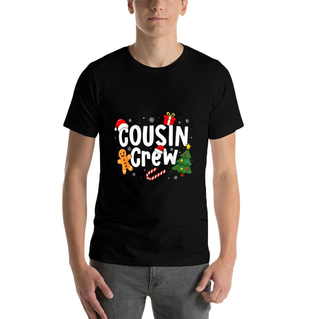 Cousin Crew Christmas Pajamas for Men Kids Women Grandkids  Polyester Blend T-Shirt