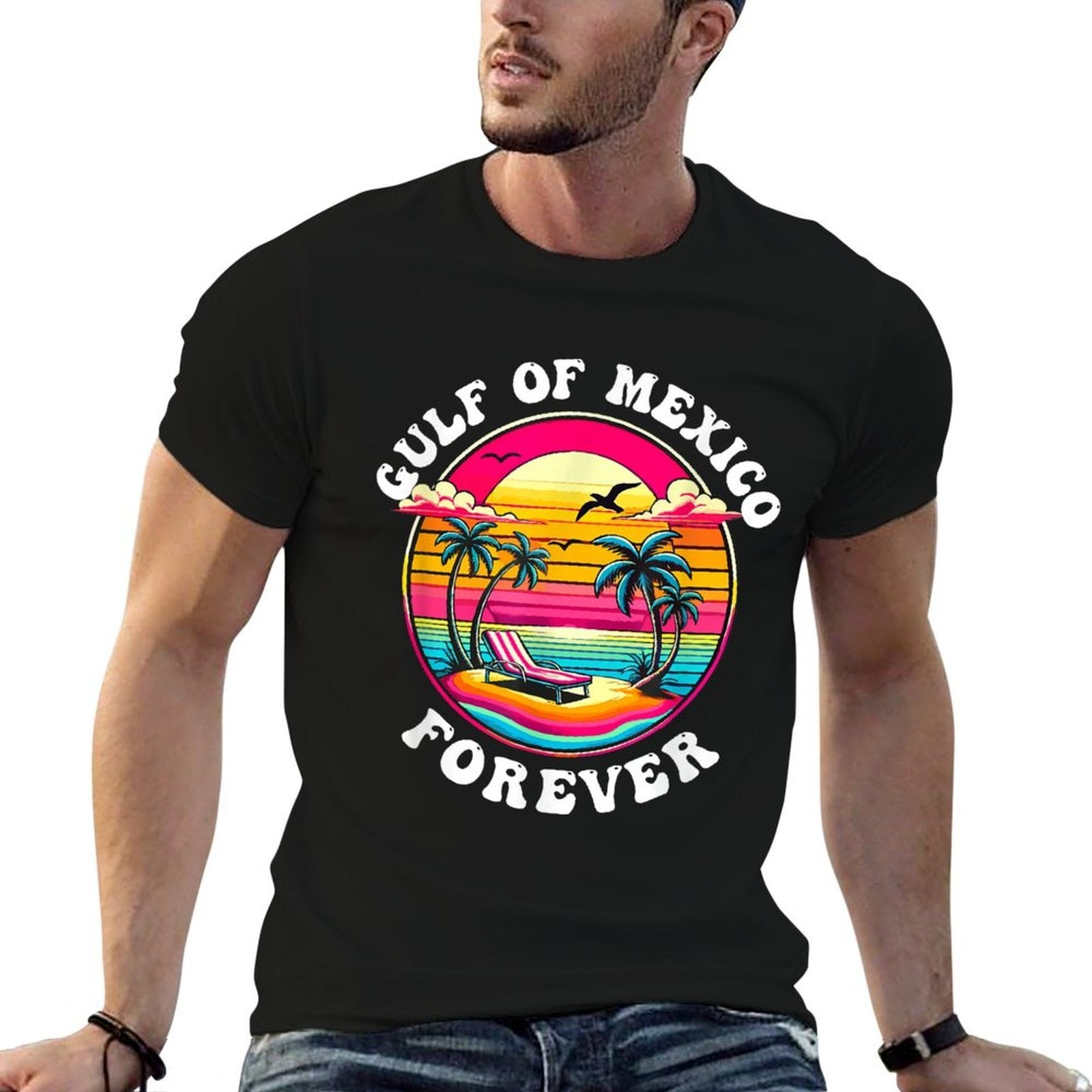 Gulf of Mexico Forever Mexican Souvenir Mexican Gulf  Relaxed-fit T-Shirt
