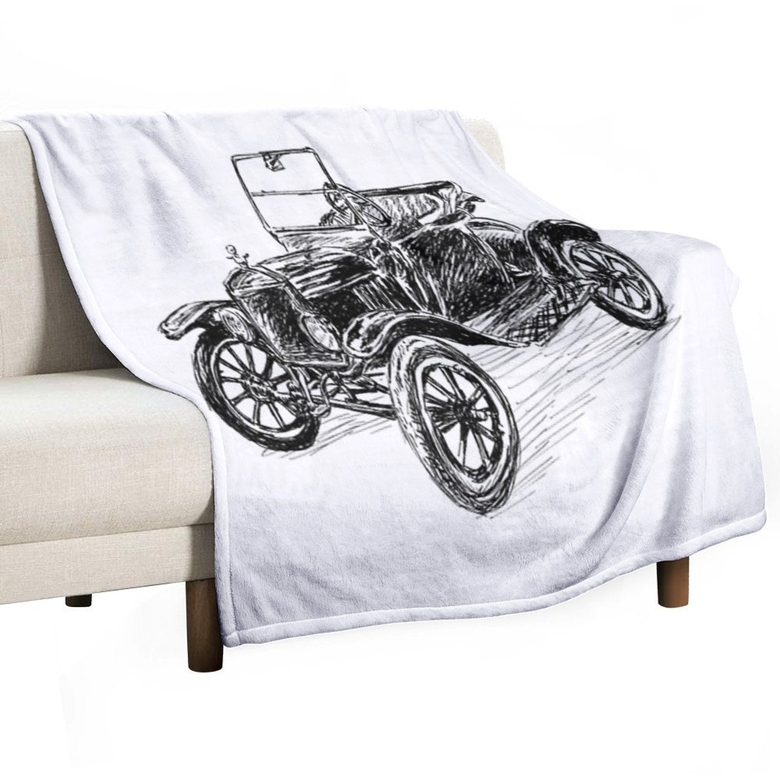 Ford Model T Image Lightweight Throw Blanket