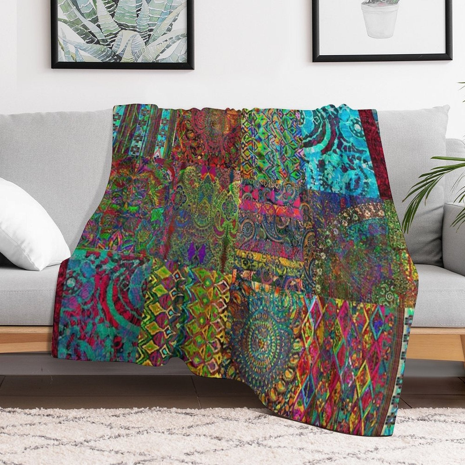 Bohemian Wonderland Durable Throw Blanket