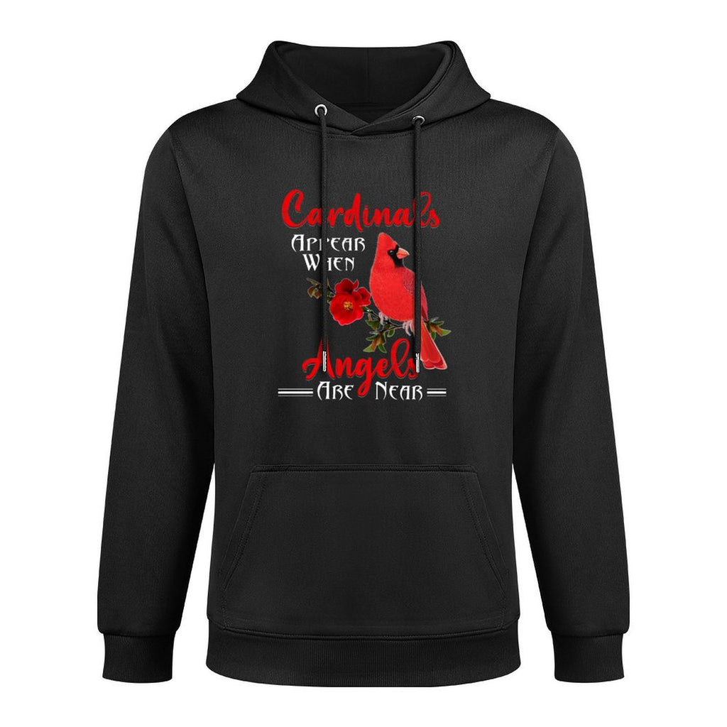 Cardinals Appear When Angels Are Near Machine Washable Hoodie