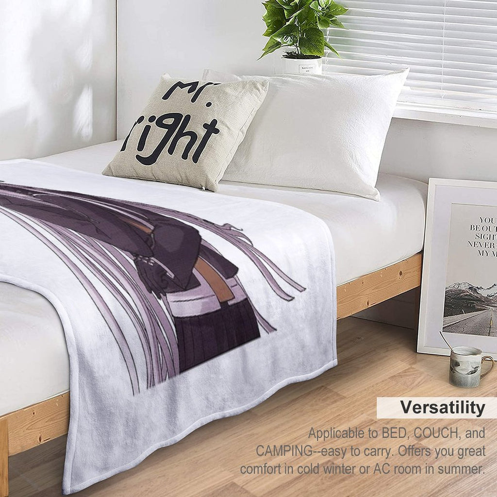 Danganropa ,Kyoko Kirigiri Sustainable Throw Blanket