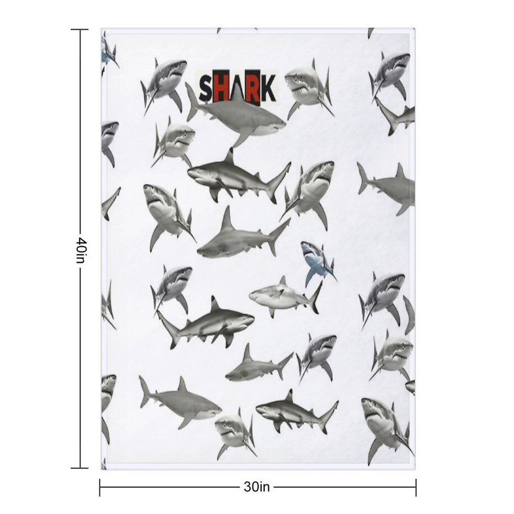 Shark Eco-conscious Throw Blanket