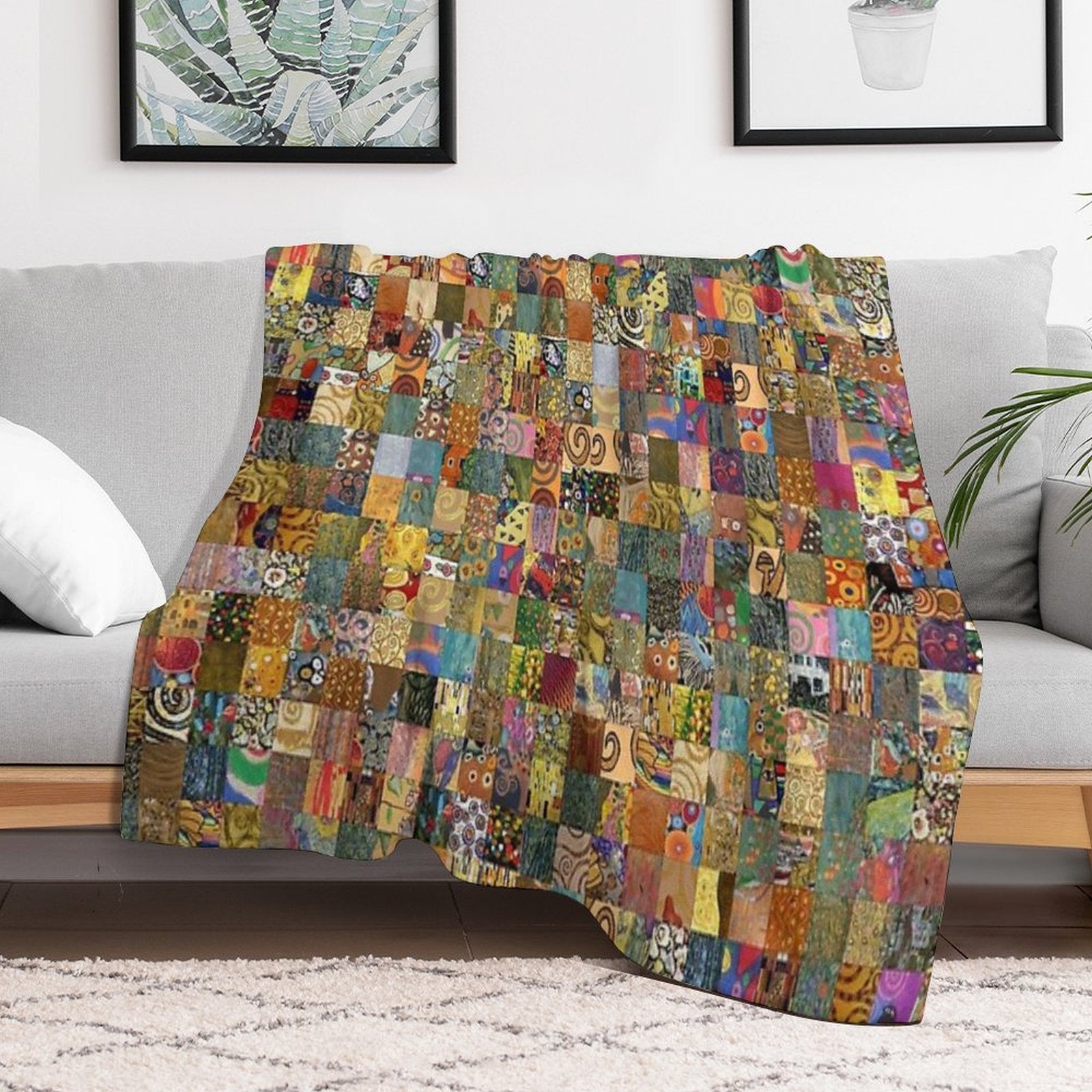 Another Gustav Klimt Durable Throw Blanket