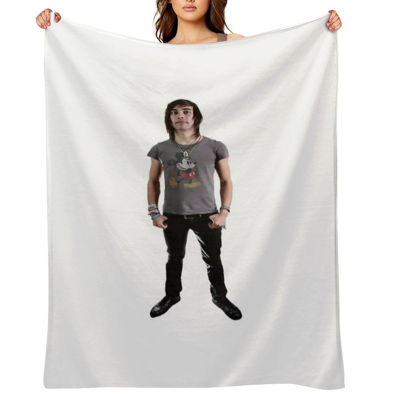 Vic Fuentes Compact Throw Blanket