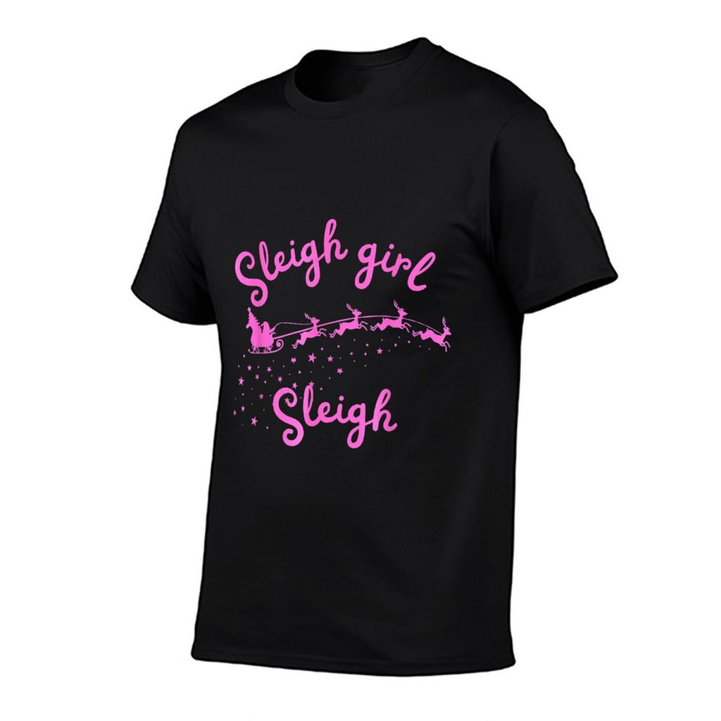 Sleigh Girl Sleigh Queen Cute Christmas Sleigh  Stretchy T-Shirt