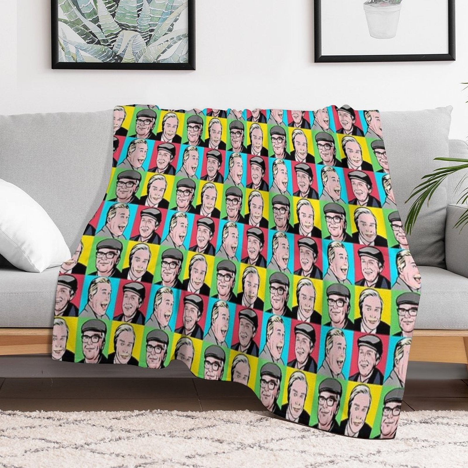 Still Game Scotland Stickers Gift-ready Throw Blanket