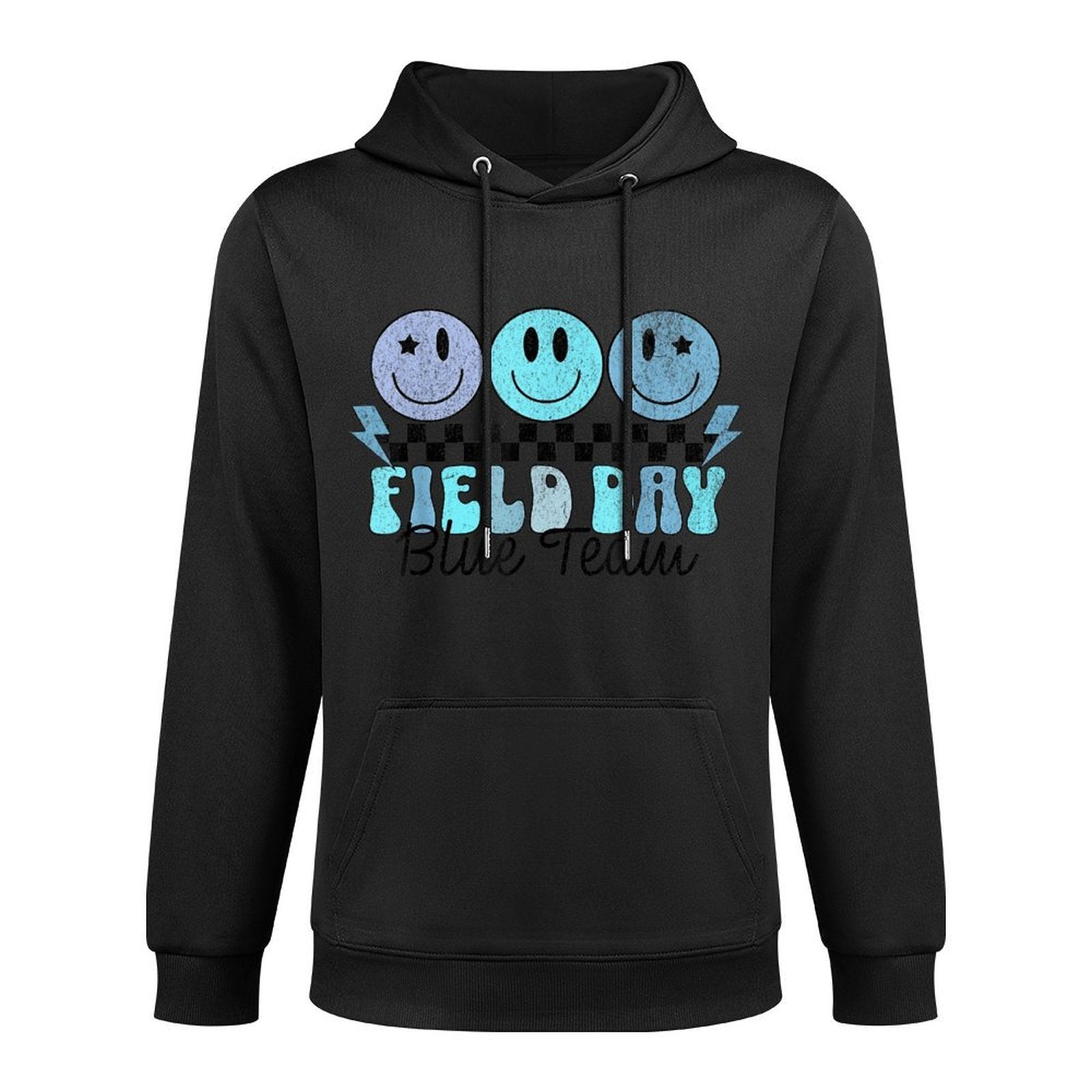 Field Day Blue Team Outdoor Field Day Games for Kids Teacher Adjustable Hood Hoodie