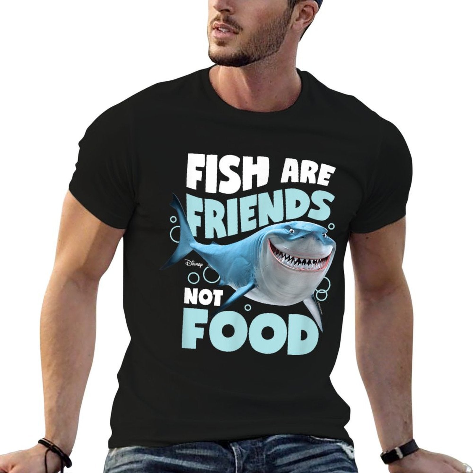 Finding Nemo - Fish Are Friends, Not Food  Stretchy T-Shirt