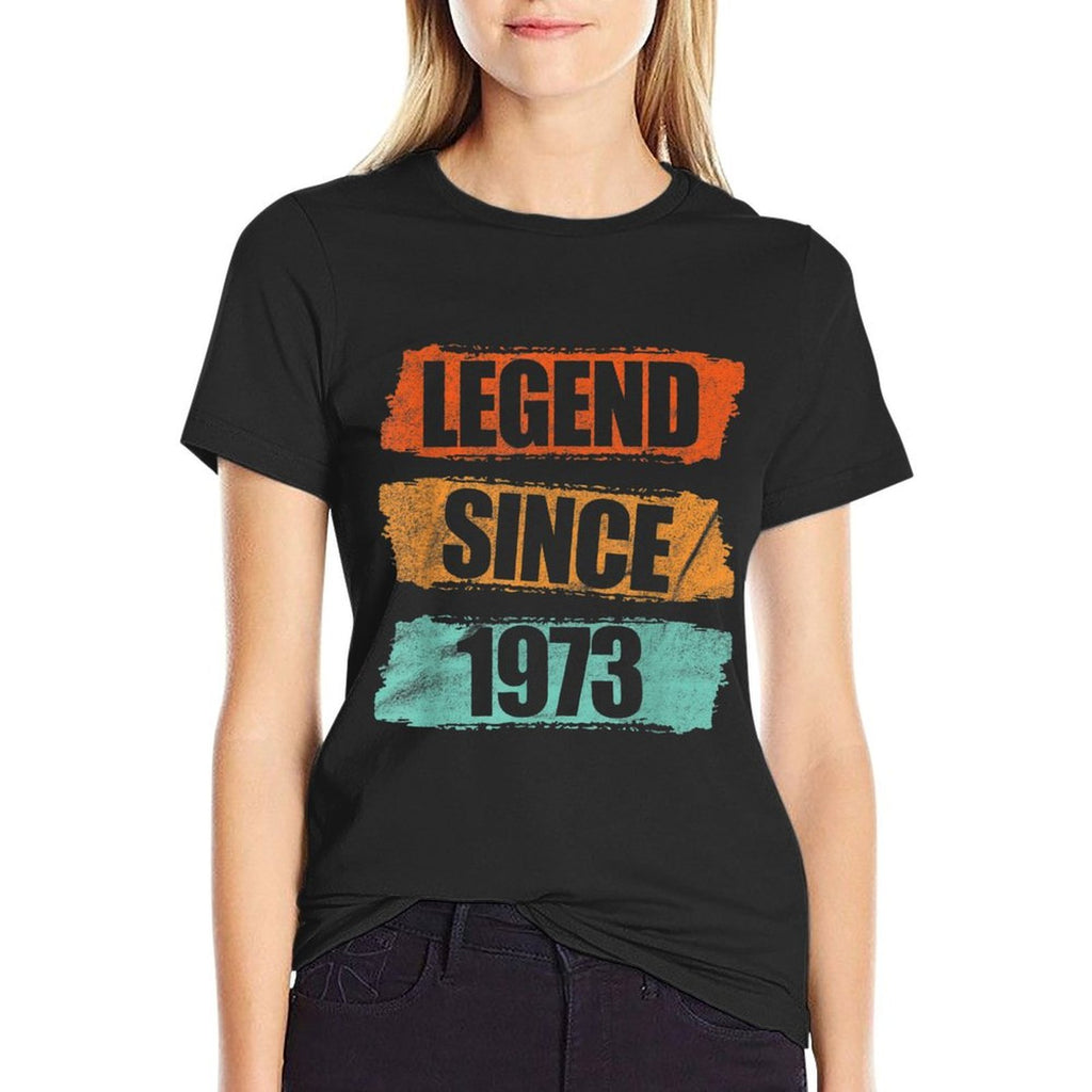50 Years Old Legend Since 1973 50th Birthday  Moisture-wicking T-Shirt