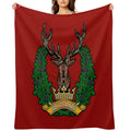 GORDON HIGHLANDERS Travel-friendly Throw Blanket
