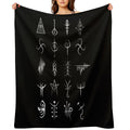 Bloodborne Caryll Runes Plush Throw Blanket