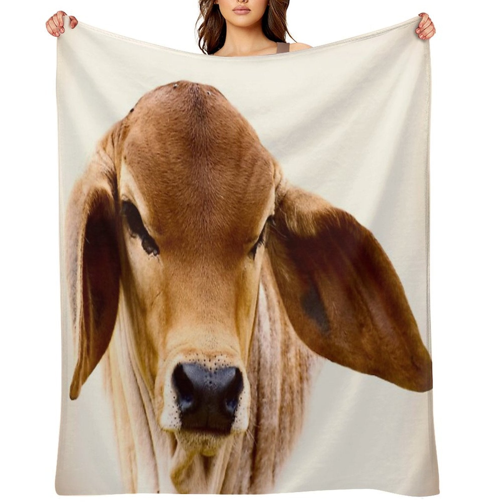 BRAHMAN CALF, Versatility Throw Blanket