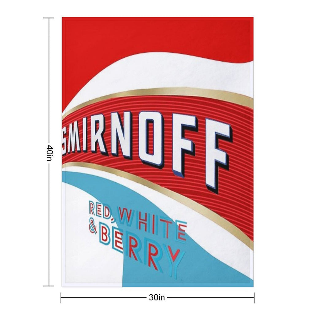 Smirnoff Red White And Berry Quick-dry Throw Blanket