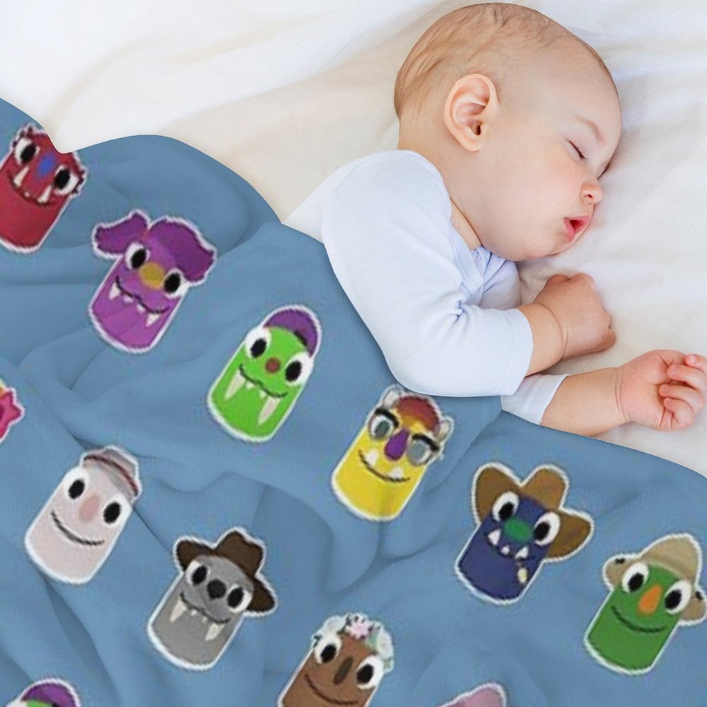 Bugsnax - All Grumpuses Comfort Throw Blanket