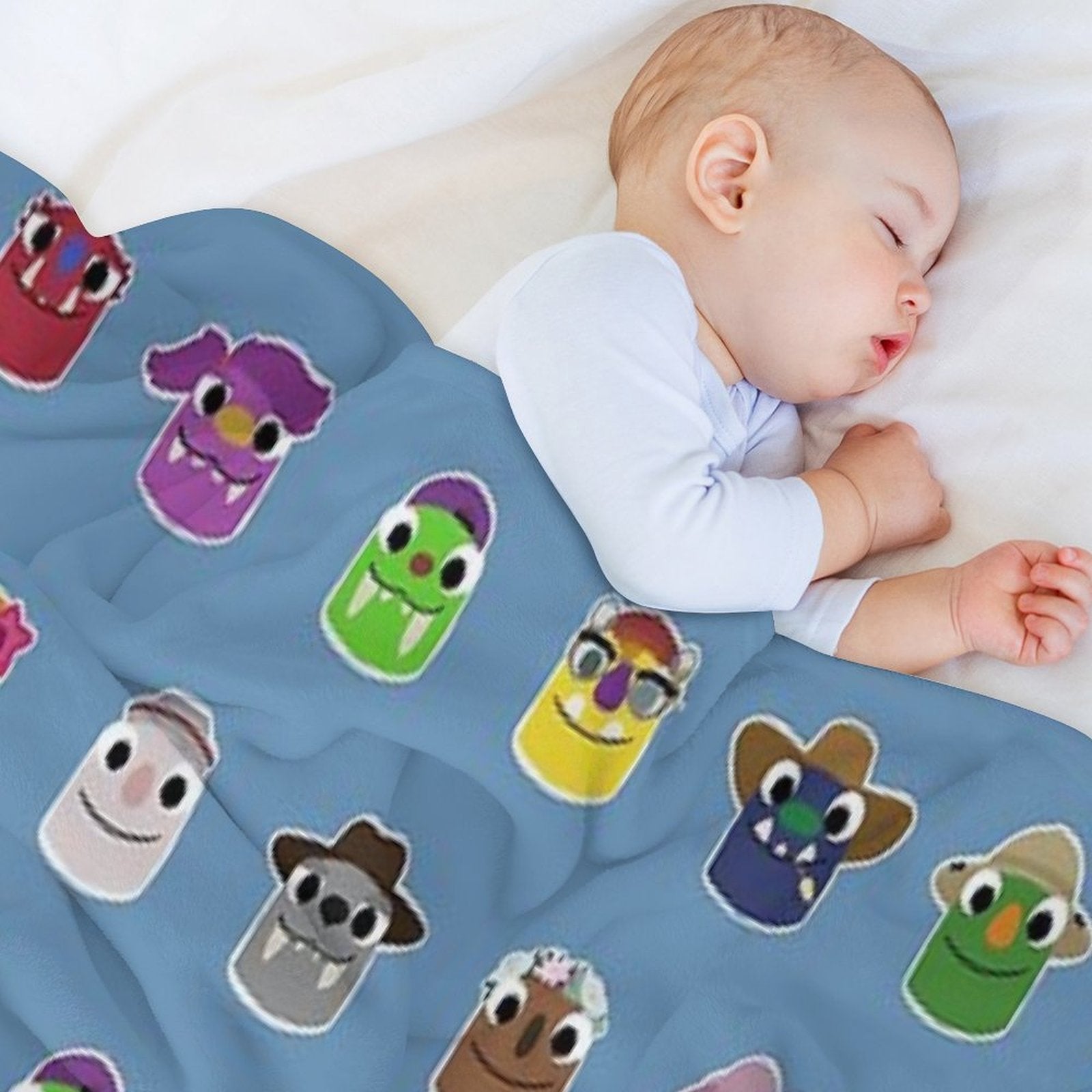 Bugsnax - All Grumpuses Comfort Throw Blanket