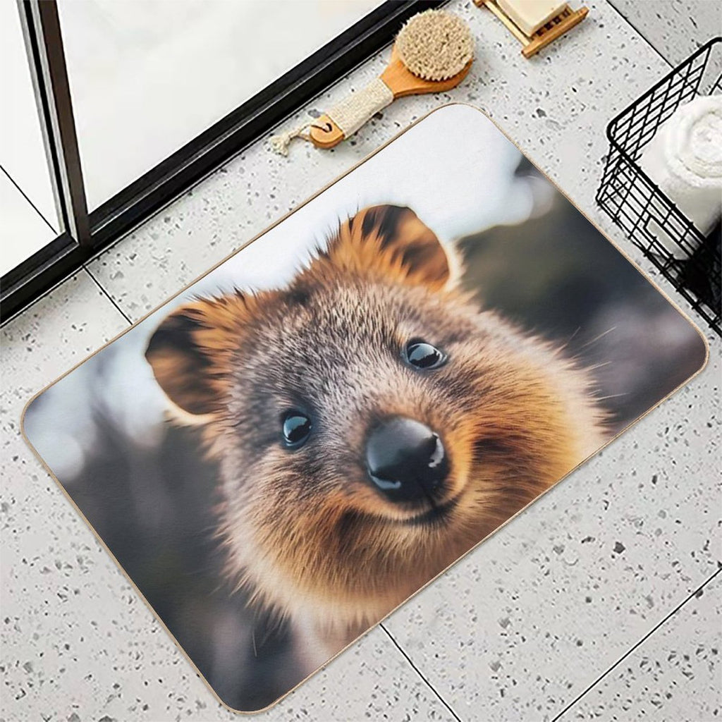 Quokka Art #4  Quokka Lovers  Fade-Resistant Bath Mat