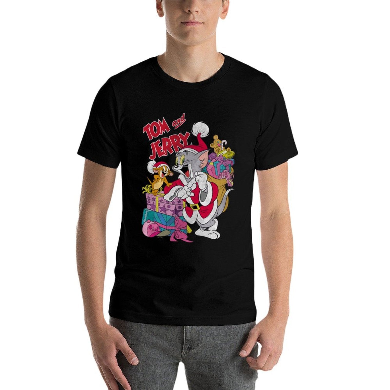 Tom And Jerry Christmas Presents  Breathable T-Shirt