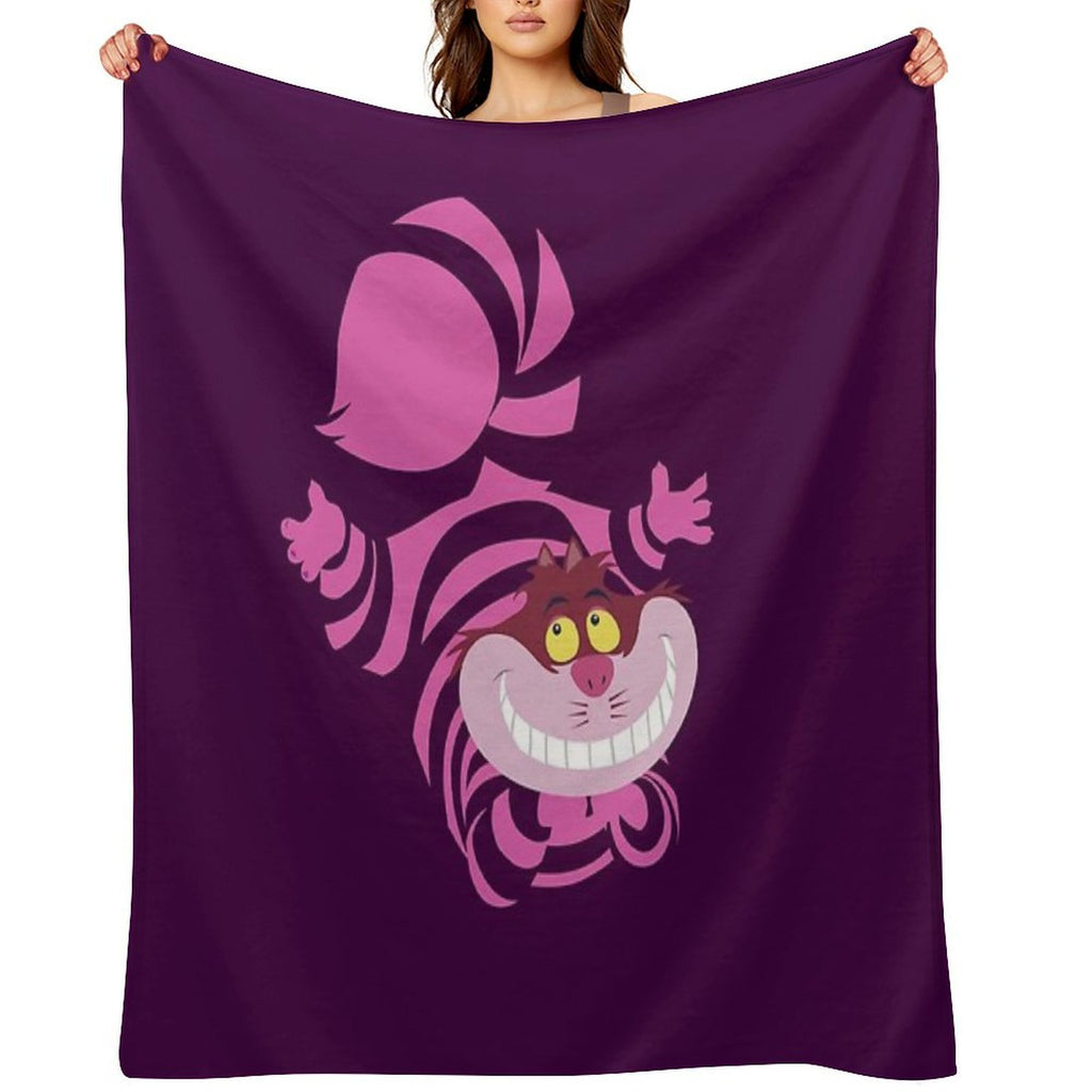De-Su Art - Cheshire The Cat Sustainable Throw Blanket