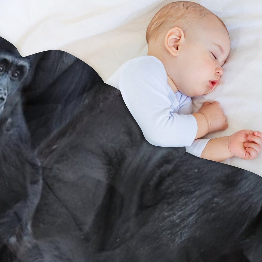 Gorillas Quick-dry Throw Blanket