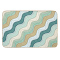 Beach Wave Pattern  Non-Slip Bath Mat