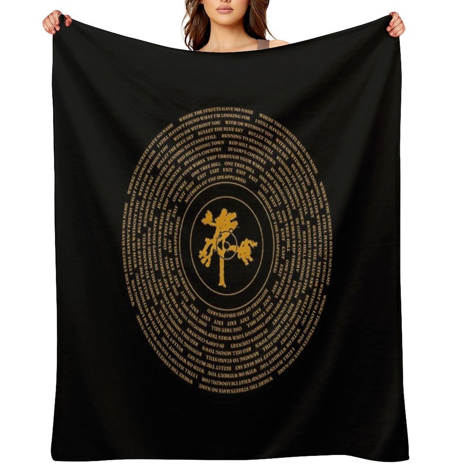 Joshua Tree Vinyl Machine-washable Throw Blanket
