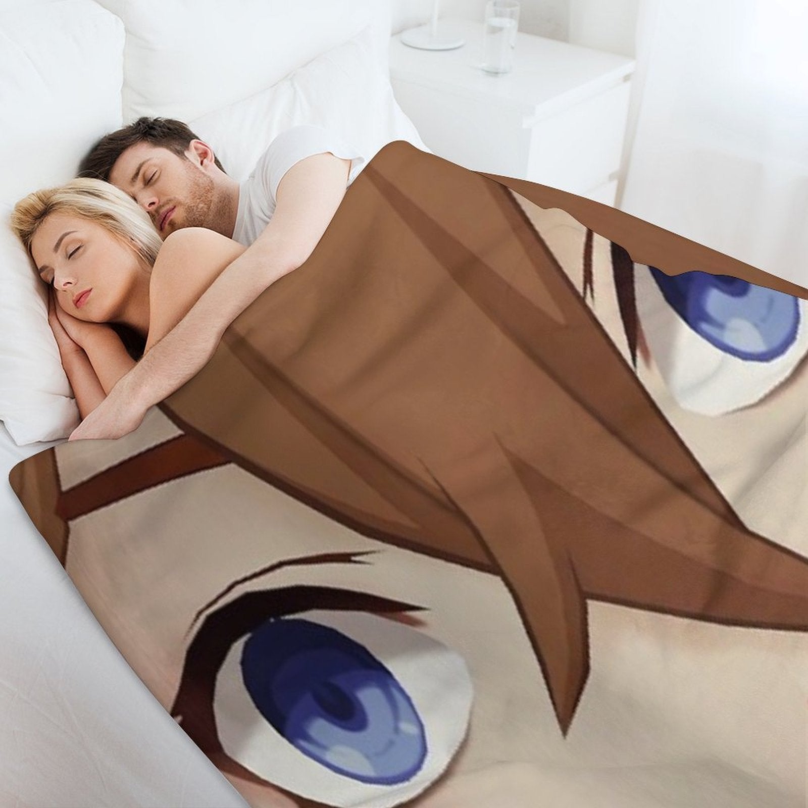 Childe (Tartaglia) Face Meme Travel-friendly Throw Blanket