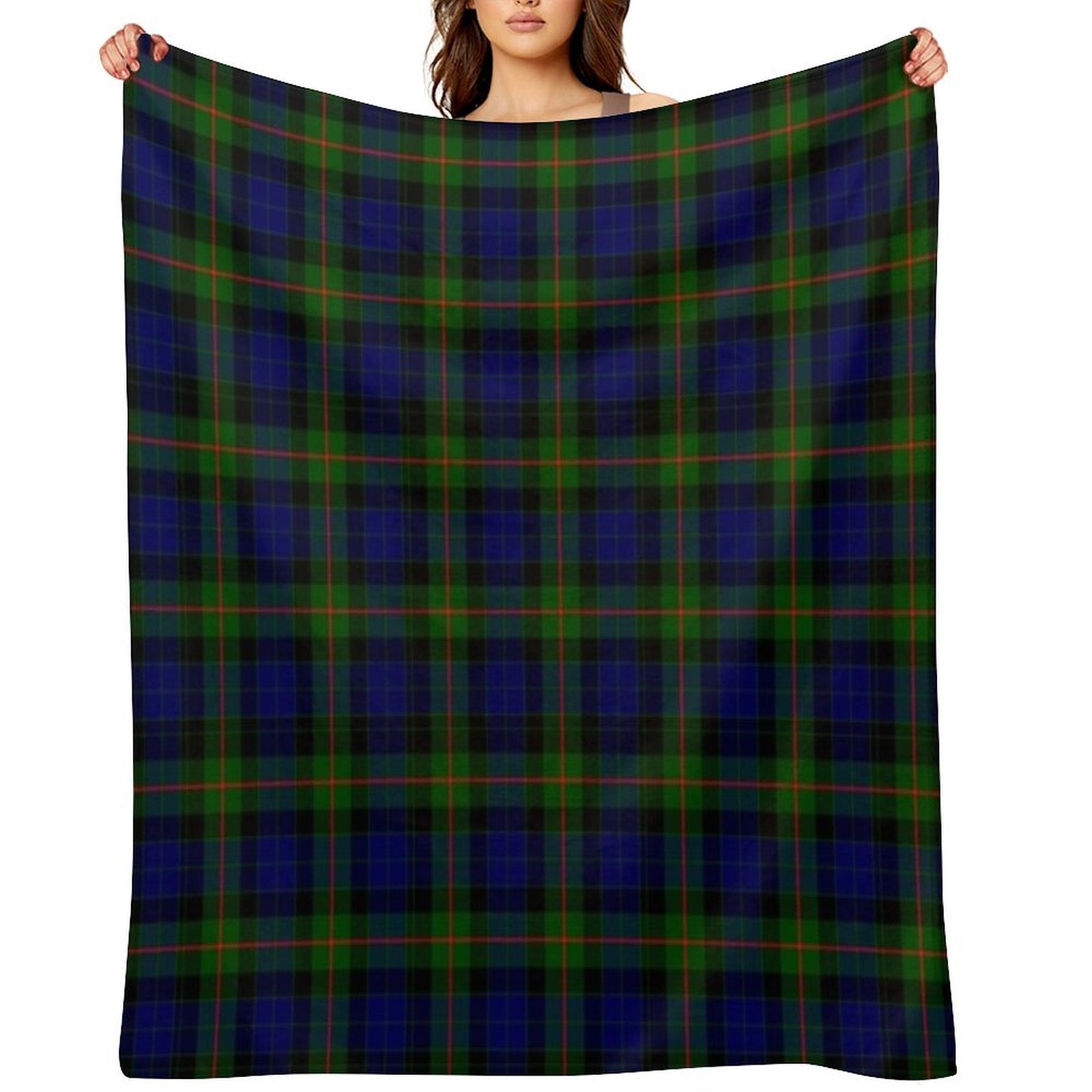Clan Gunn Tartan Machine-washable Throw Blanket