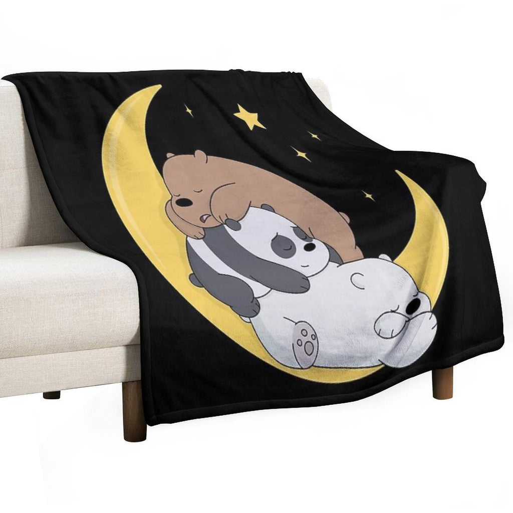 We Bare Bears Compact Throw Blanket