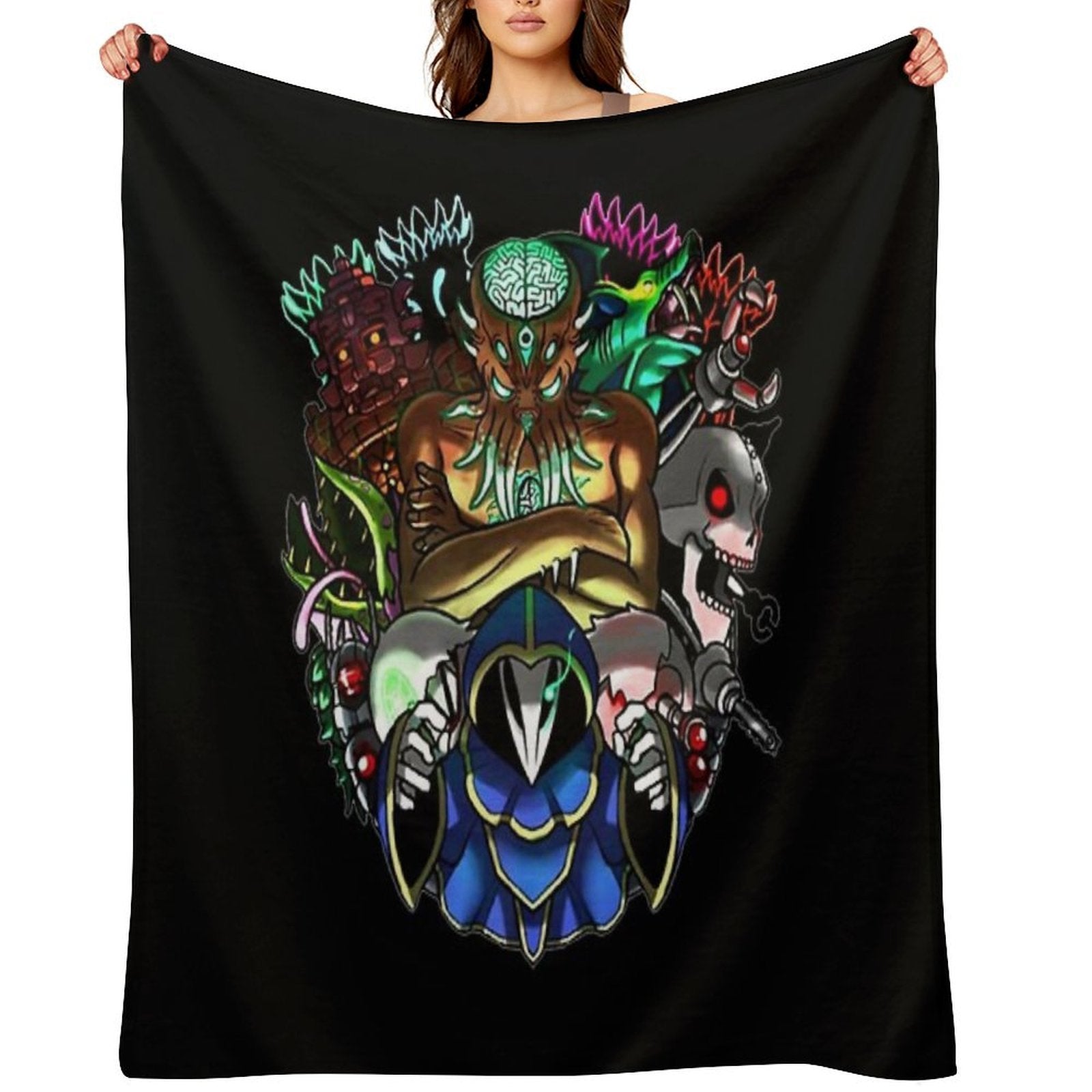 Terraria Game Funny Design Premium Throw Blanket