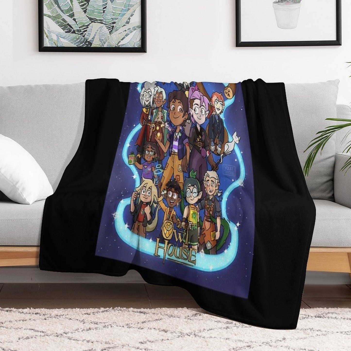 The Owl House Finale Shrink-resistant Throw Blanket