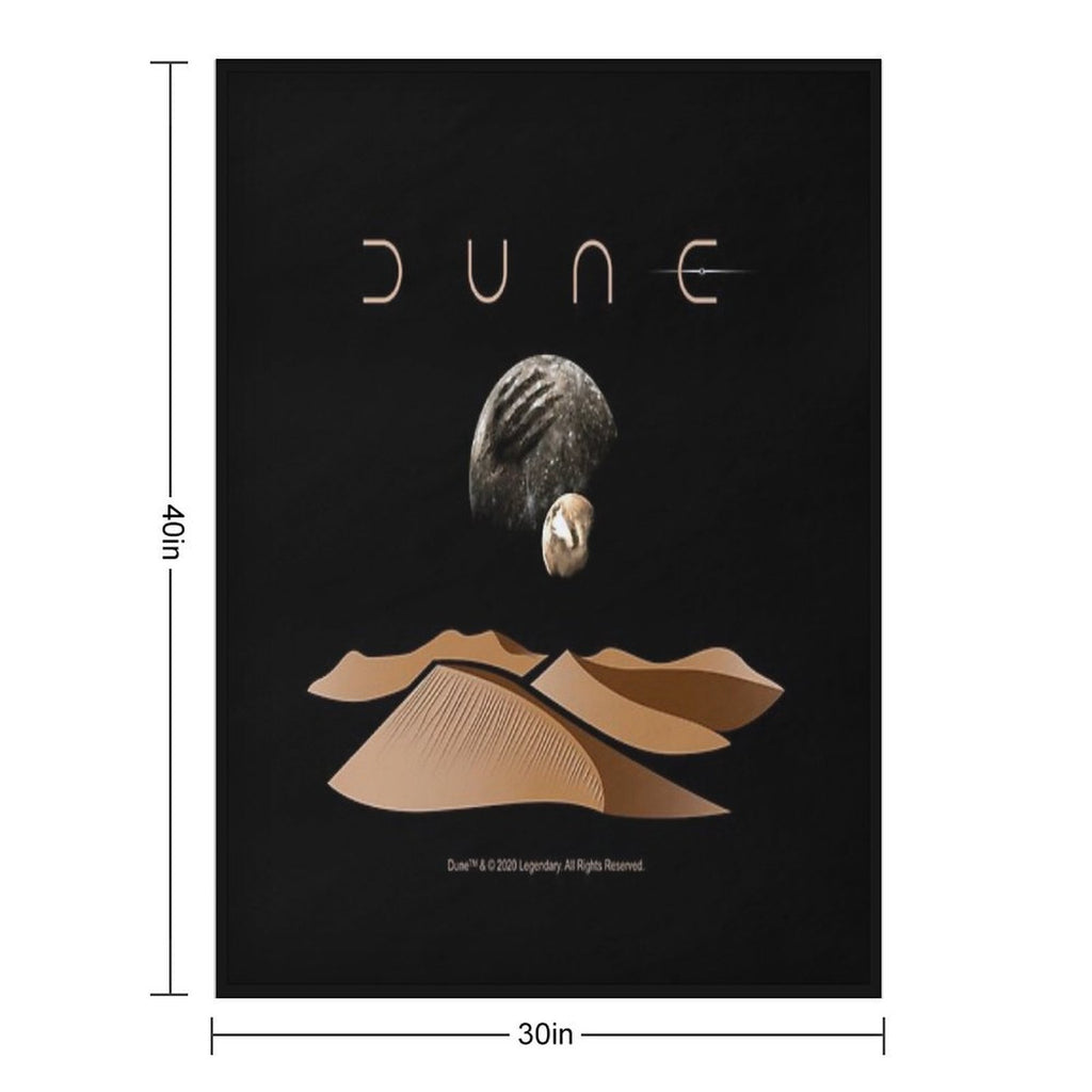 Dune Landscape with Moons of Arrakis Versatility Throw Blanket