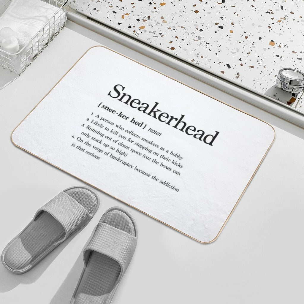 Sneakerhead Definition  Easy Maintenance Bath Mat