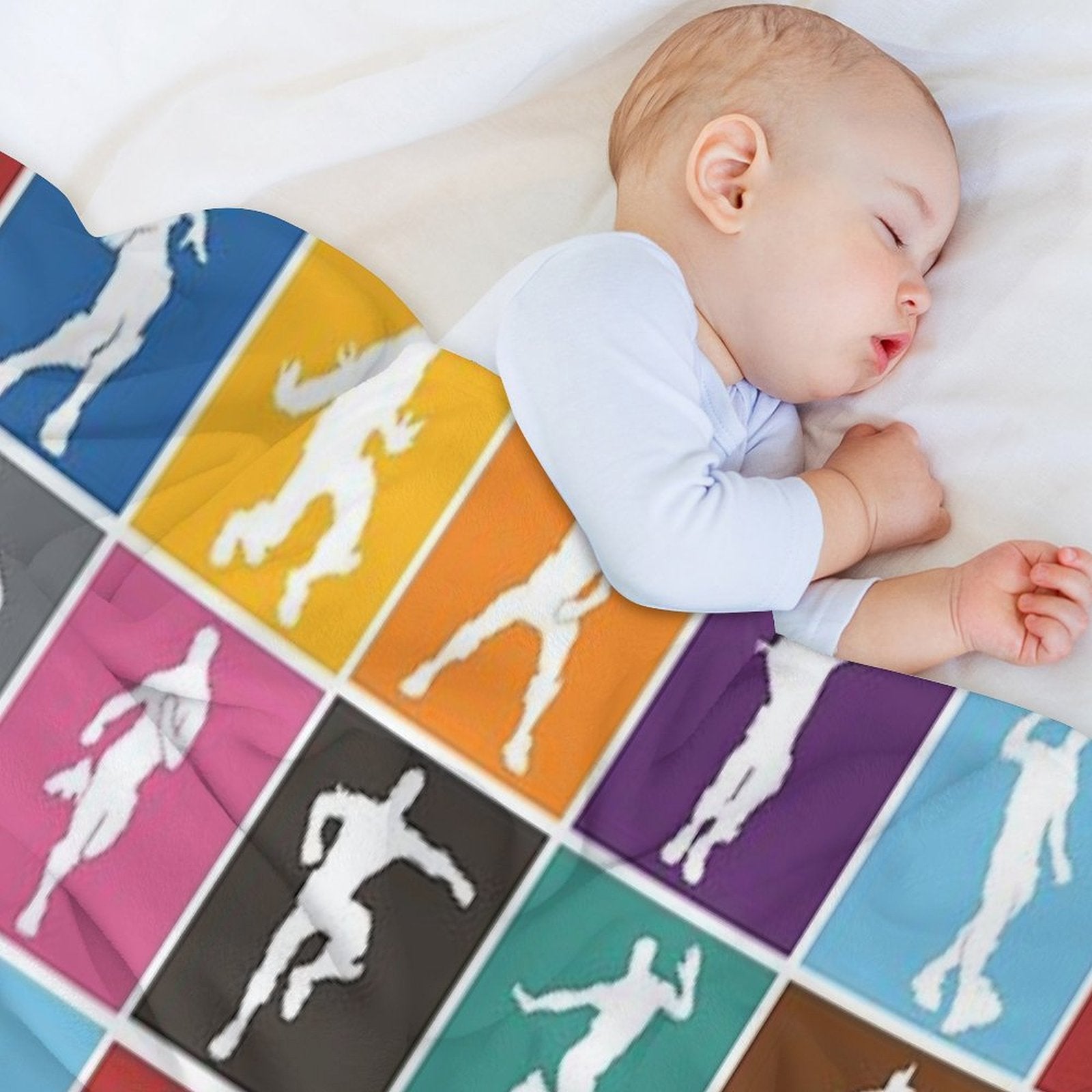 Battle Royale Victory Dance Rainbow Lattice Funny Easy Care Throw Blanket