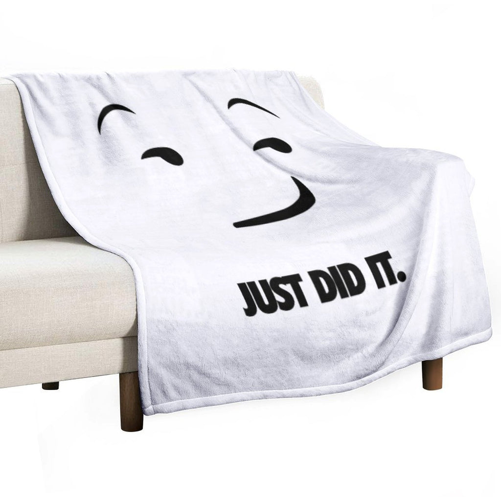 Nike Just Do It Parody - Just Did It.Emoji All-season Throw Blanket