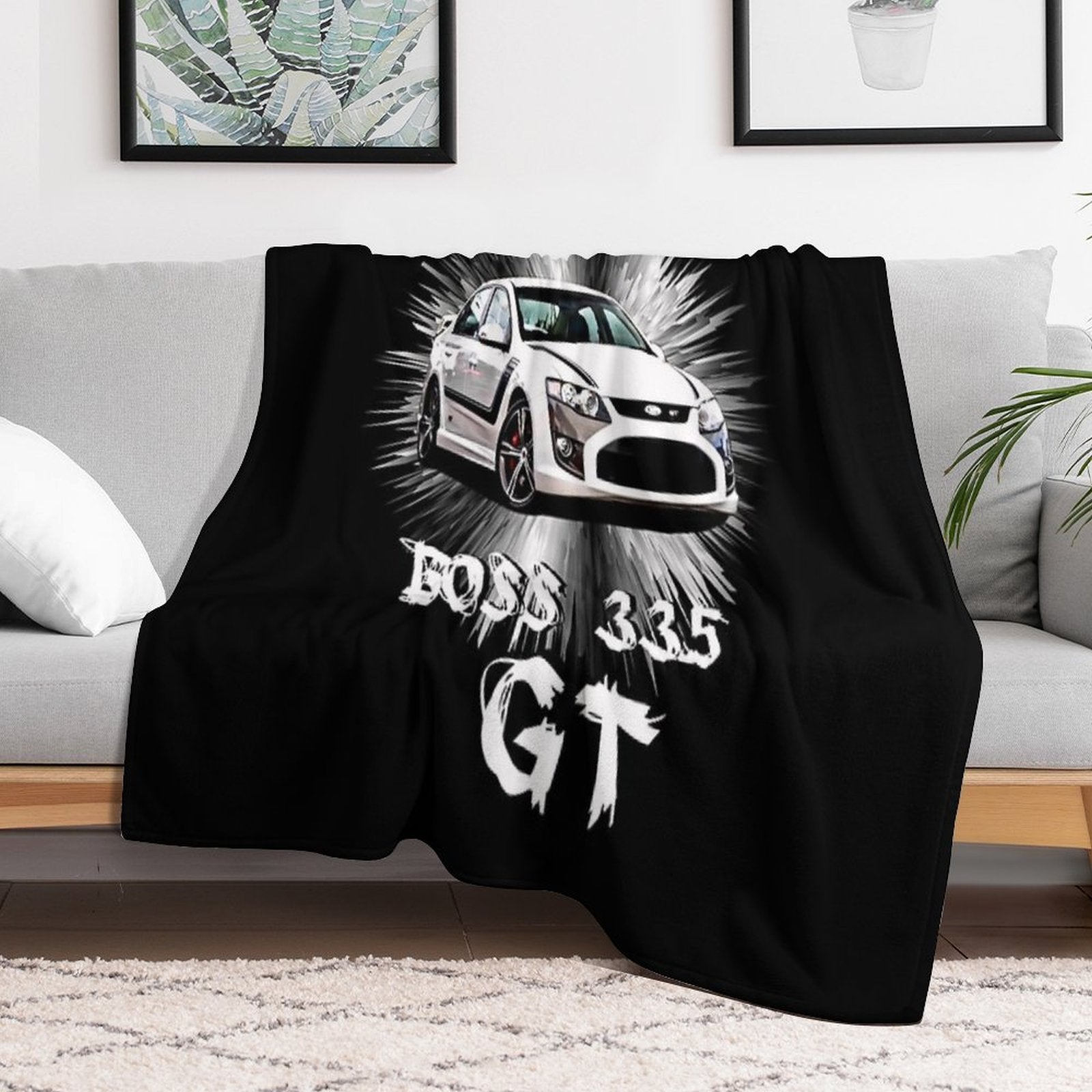 GT 335 Ford Falcon Gift-ready Throw Blanket