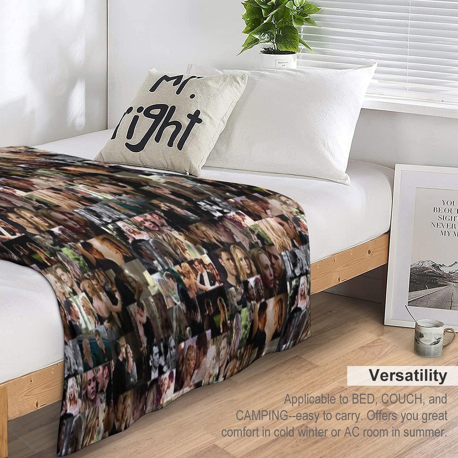 Klaroline Anti-pilling Throw Blanket
