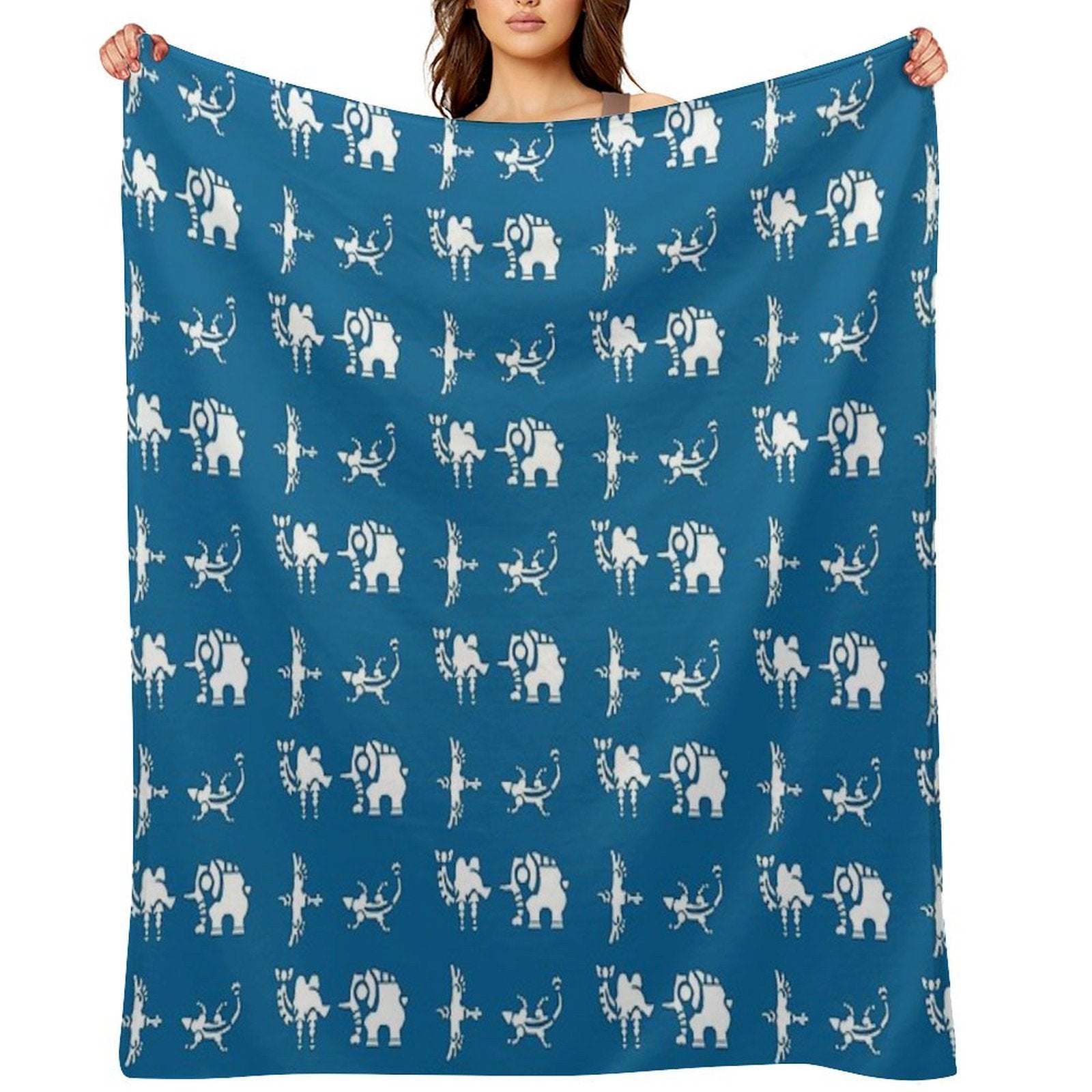 Divine Beasts Eco-conscious Throw Blanket