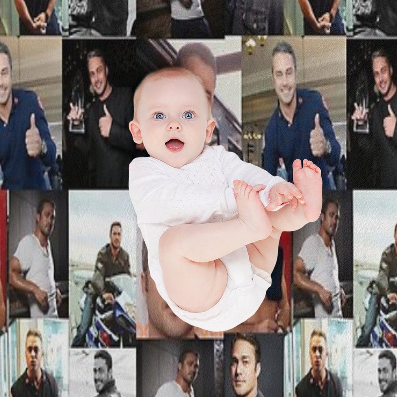 Taylor Kinney Or Kelly Severide Compact Throw Blanket