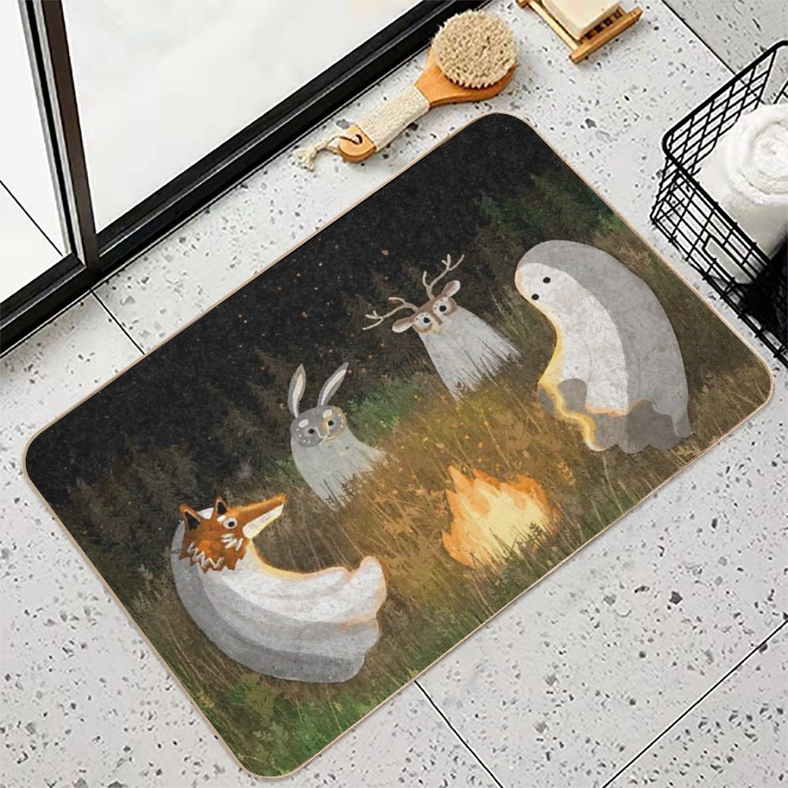 Masquerade  Rapid-Drying Bath Mat