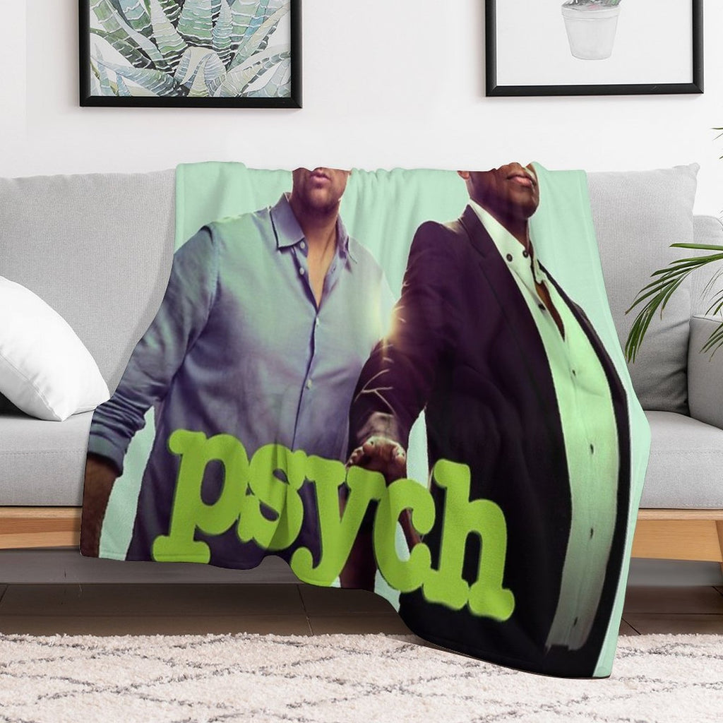 Psych Anti-pilling Throw Blanket