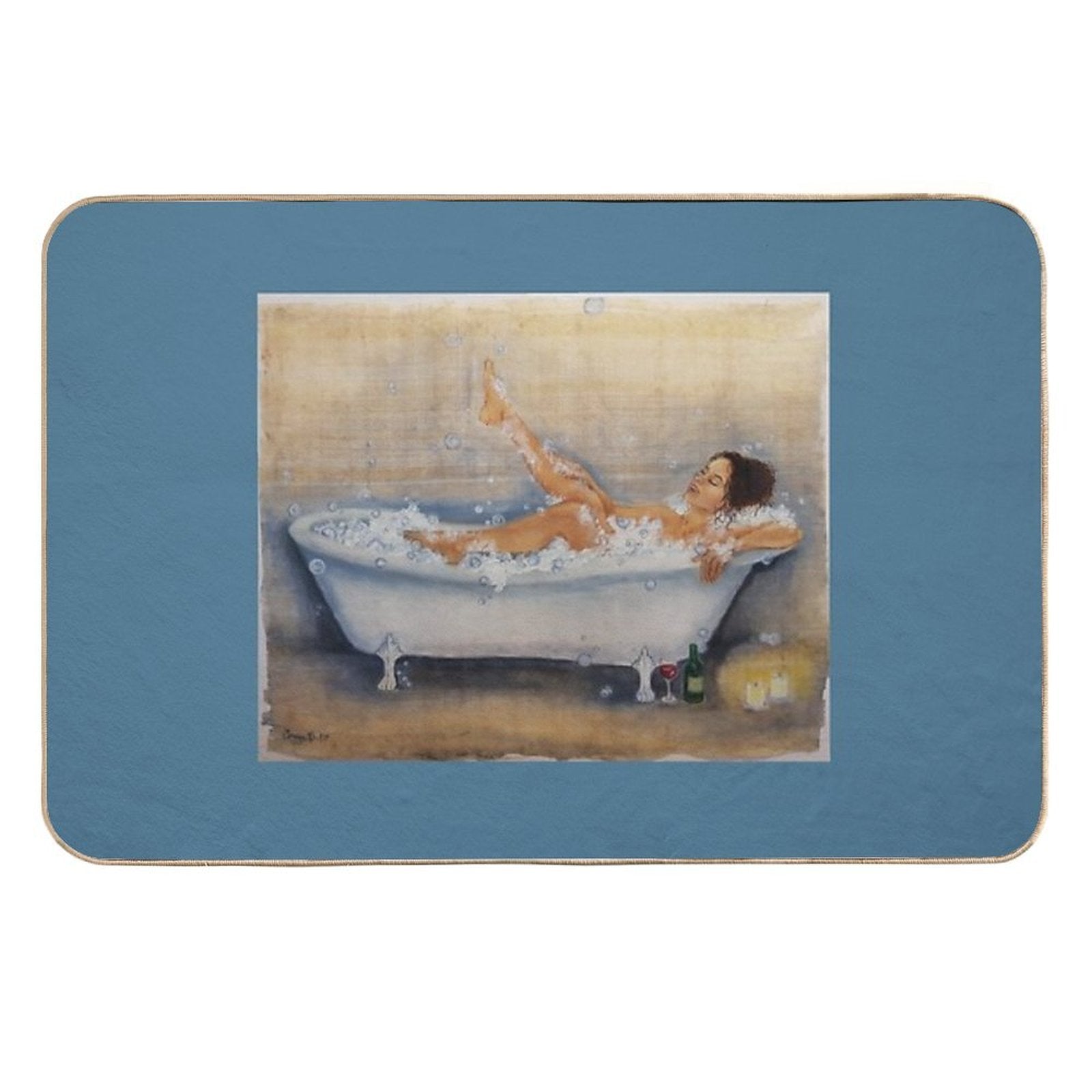 Magic of A Hot Bath Durable Bath Mat