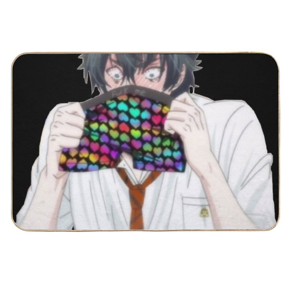 Funny Yarichin B Club  Toxin-Free Bath Mat