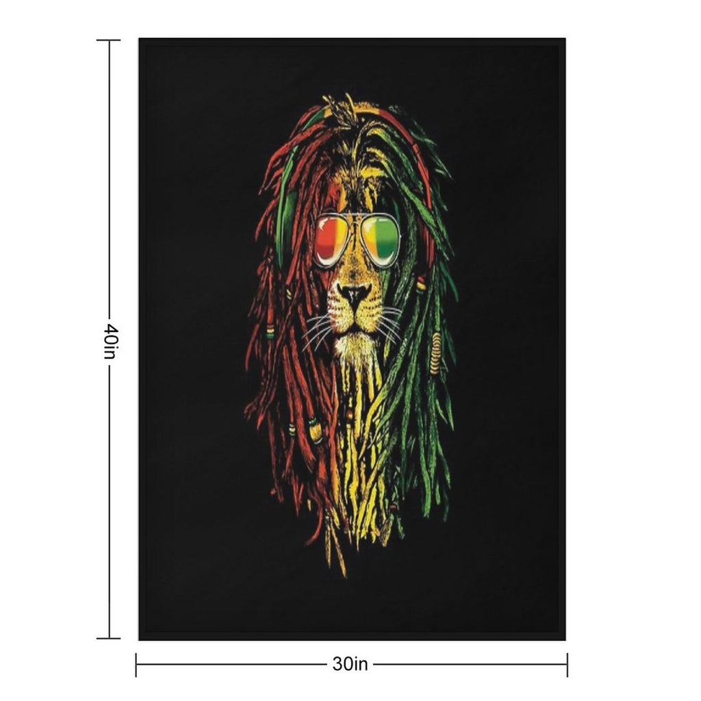 Bob Marley Lion Multi-functional Throw Blanket