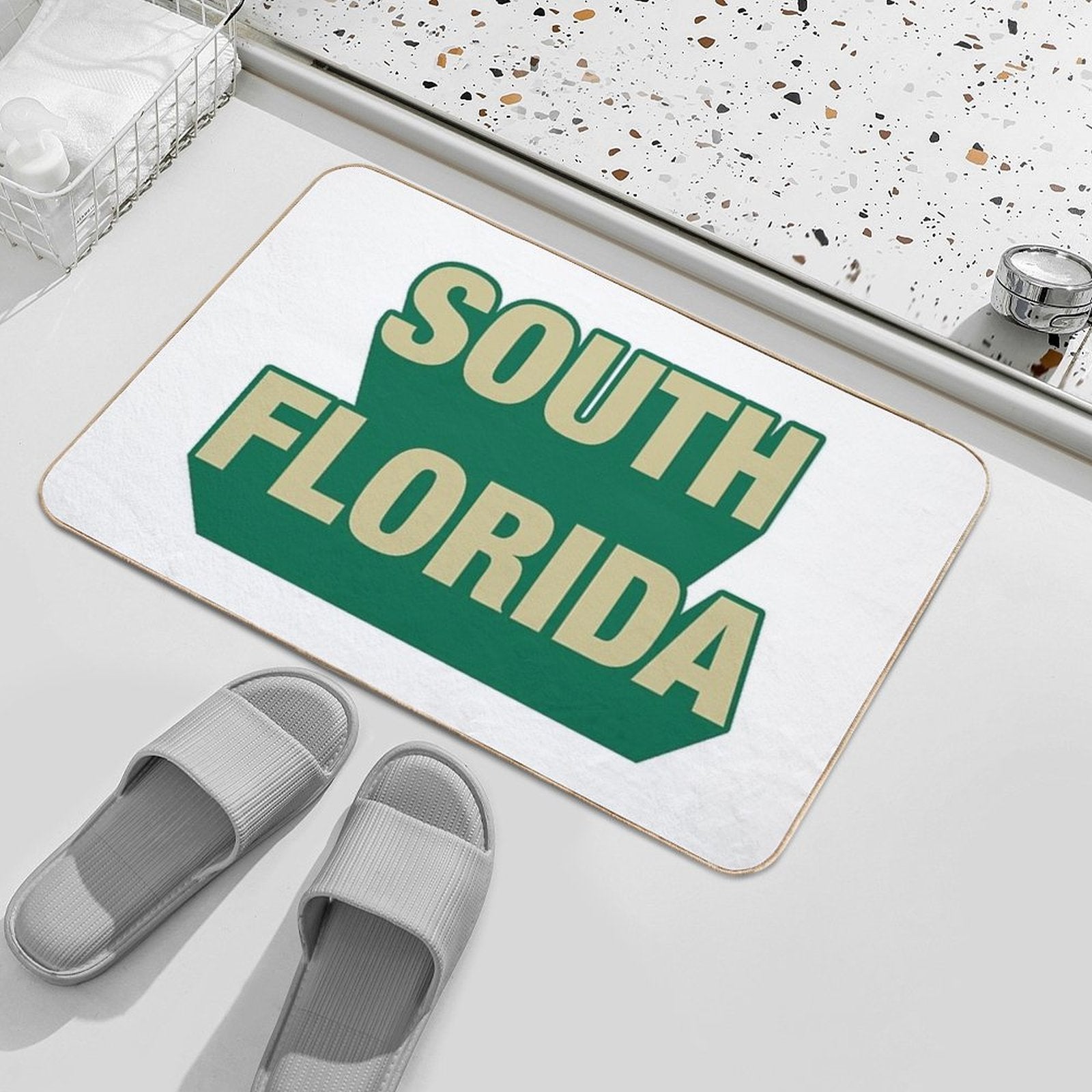 USF University of South Florida  Absorbent Bath Mat