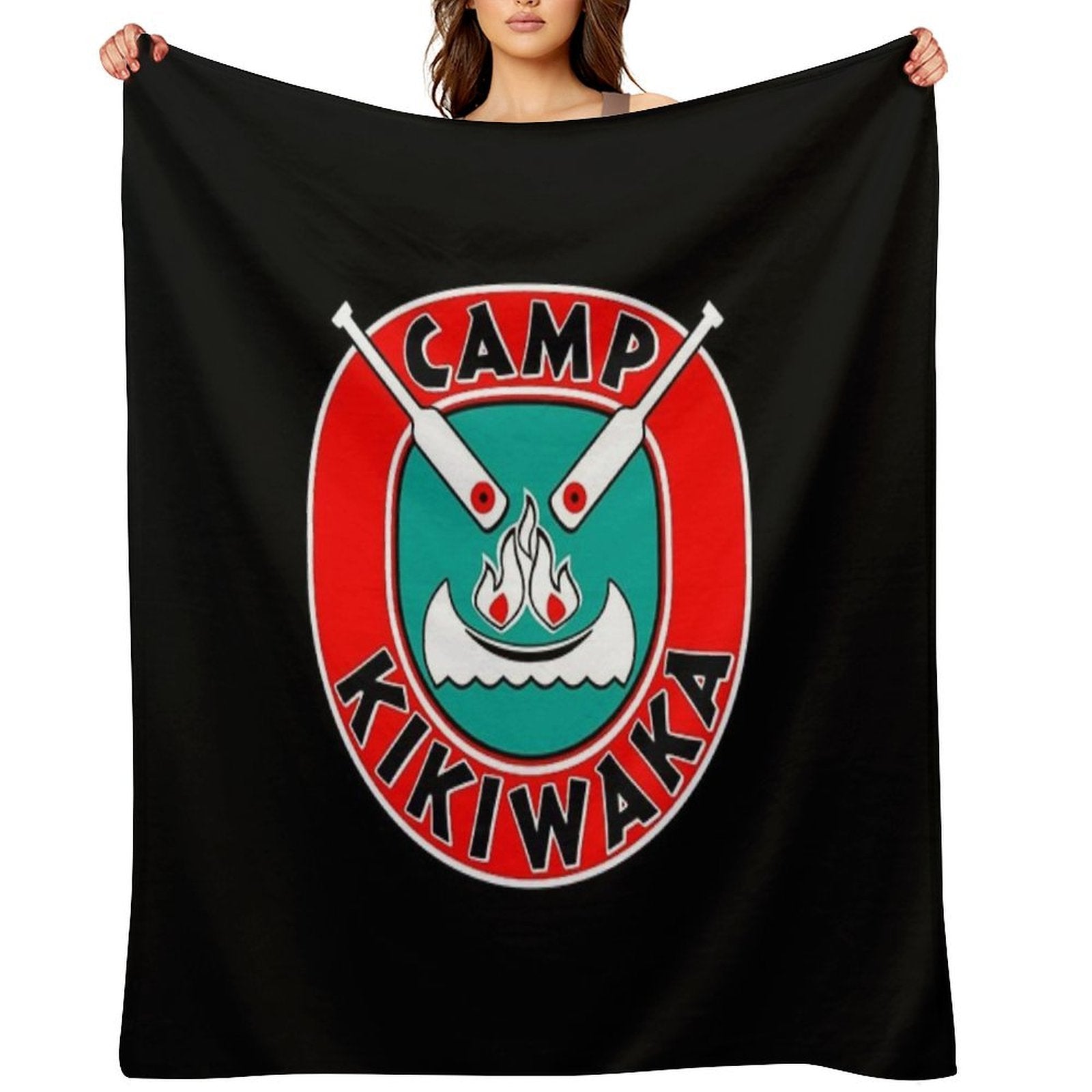 Camp Kikiwaka Sustainable Throw Blanket